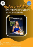 ENTREPRENEURS HEADS (Atelier Workshop haute perfumery By Juliette Dubois)