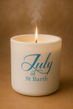 Bougie Parfumée Lavande – Édition Spéciale July of St Barth